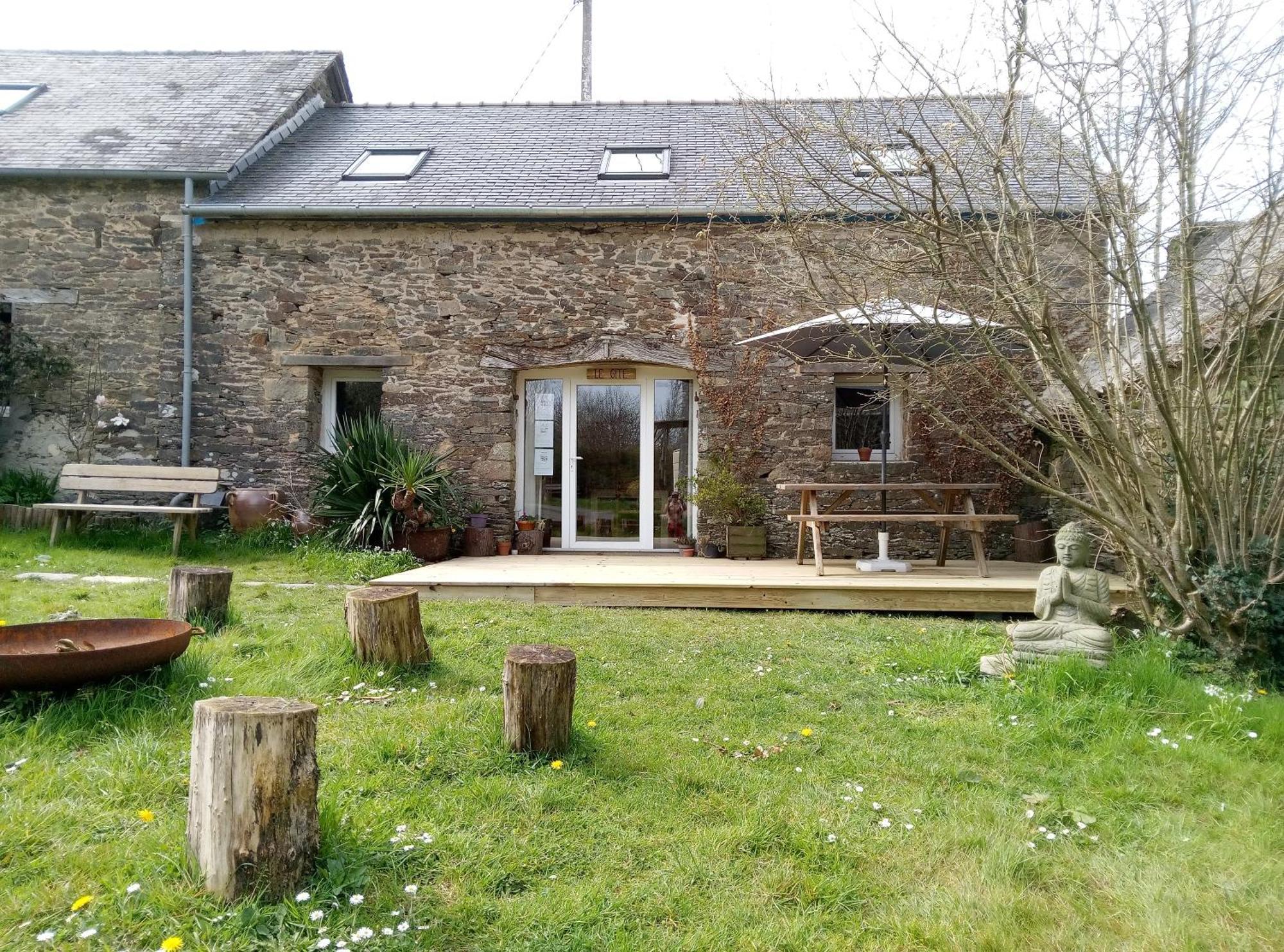 Le Jardin Enchanteur, Chaleureuse Maison D'Hotes Eco-Responsable, Calme Et Accueillante Lopérec Dış mekan fotoğraf